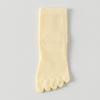Five-Finger Socks Autumn Mid-Tube Socks Anti-Pilling, Boneless And Non-Bone-Absorbing Feet Sweat-Absorbing Cotton Tabi Socks Solid Color Sports Socks