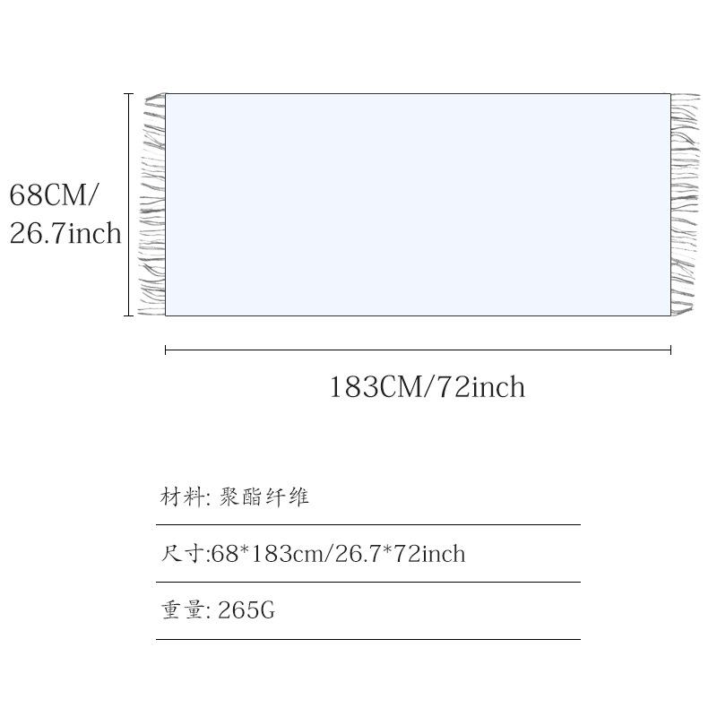 Дофаминовый контрастный цвет новый шарф из имитации кашемира женский зимний универсальный средней длины и длинный утолщенный теплый платок-шаль двойного назначения