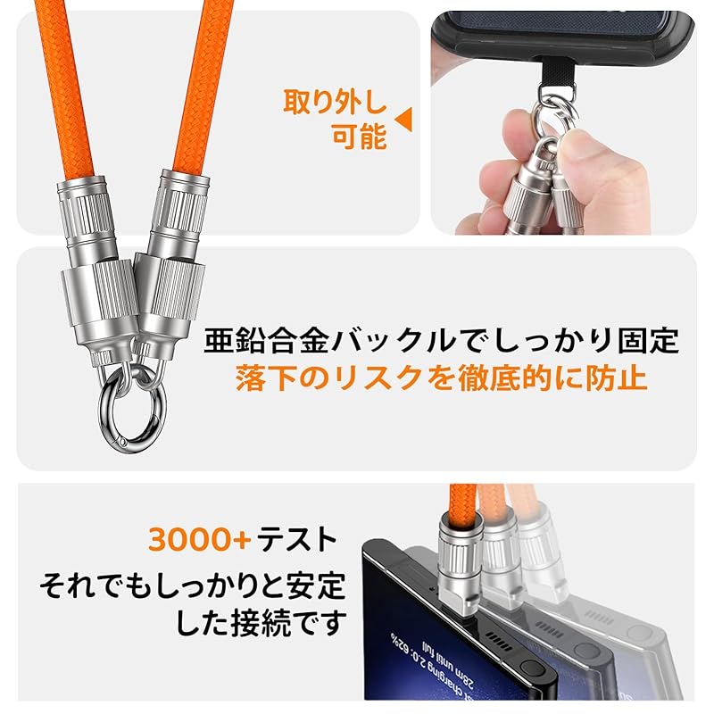 Type C Strap [60W Fast Charging] iPhone 16 Cable 0.3m*1 Piece PD Compatible Charging Cable Usb C MacBook iPad Compatible with Android Strap Holder *1