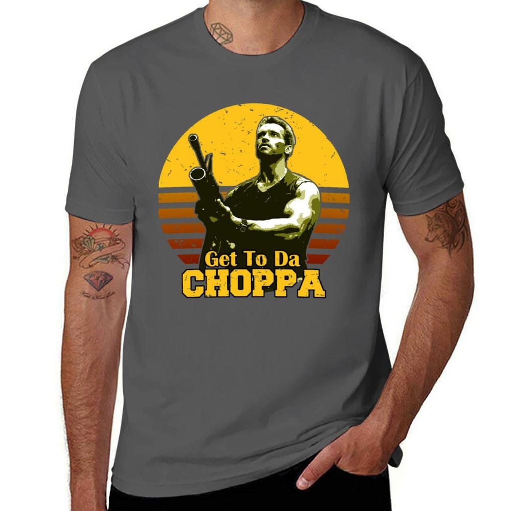 Get To Da Choppa Классическая футболка новое издание эстетичная одежда мужские белые футболки