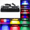 Car Truck Emergency Strobe Flash Warning Light 12V 9 LED Flashing Police 9W Lamp Sucker Red Blue White Amber