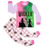 Children's Fashion Suit Skirt Round Neck Long Sleeve Top Pants