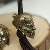 Раксаси Демон Латунные Ножи Бусины EDC DIY Паракорд Плетеные Браслеты Шнур Брелок Подвески Аксессуары Подвески для Инструментов Для Отдыха Подвески Подарок