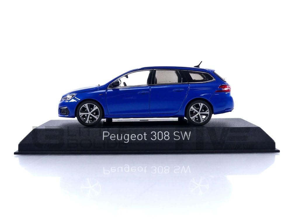 Norev Peugeot 308 SW GT 2020 Vertigo Blue 1/43