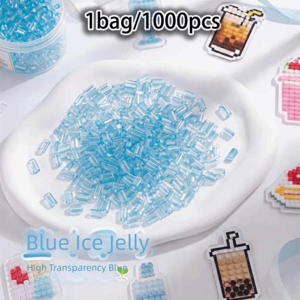 New High-Transparency Handmade DIY Perler Beads 2.6mm Heat Press Glass-Colored Perler Bead Handmade Perler Bead Toy