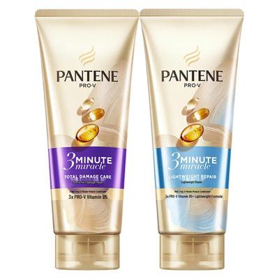 Pantene 3-минутный кондиционер-маска для волос, двойная упаковка