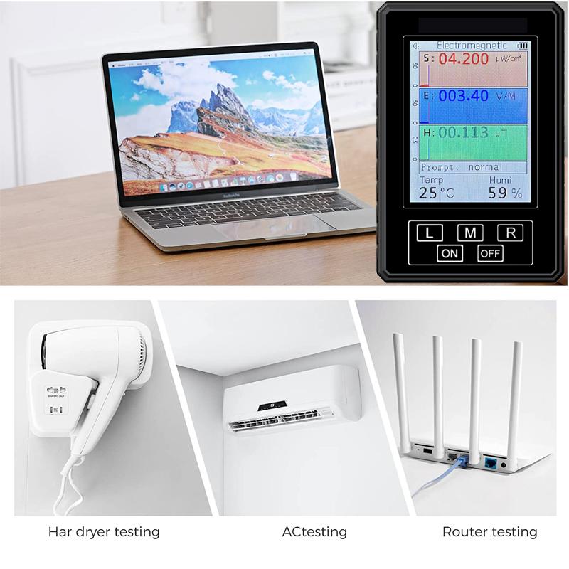 BR-9A-XR-2-PRO Ручной тестер детектора излучения электромагнитного поля Портативный дозиметр радиационного монитора Тестер Измеритель ЭДС