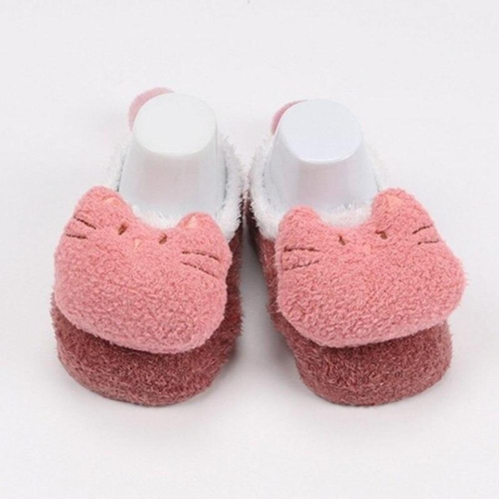 Autumn Winter Coral Fleece Cute Cartoon Baby Socks Soft Animal Pattern Boys Girls Floor Baby Socks Infant Kids Home Socks