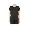 Puma Повседневная однотонная футболка с круглым вырезом и коротким рукавом, женские топы, черный цвет 523693-01