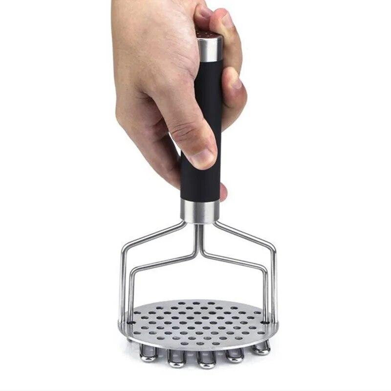 Кухонный инструмент, двухслойный пресс для картофеля из нержавеющей стали, давилка для картофеля, ручная давилка для сладкого картофеля, фруктов
