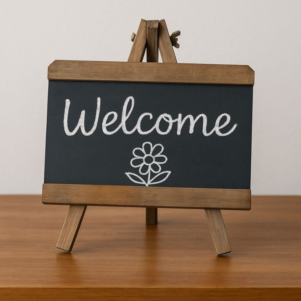 Nordic Style Retro Bar Chalkboard Mini Small Wooden Blackboard Desktop Memo Board  Home Office