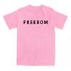 Freedom Charlie Kirk T-shirt Cotton Loose Casual Female/Male Tshirts Unisex Streetwear America American Fashion Women T Shirts