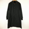 COMME CA COLLECTION Cotton Balmacaan Coat Size 3 Black Made In Japan Cupra Lining(USED)