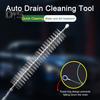 300CM Car Sunroof Drain Cleaning Tool Long Flexible Nylon Brush Car Windshield Wiper Tank Door Drain Pipe Hose Tube Hole Clog Remover Cleaner