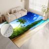 Tropical Scenery Carpet In The Living Room Beach Palm Tree Bedroom Rug Carpet Decor For Room Bathroom Mat Non-slip