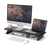 Fenge Monitor Desktop Monitor Desk Computer Wooden and Steel PC Monitor Desktop Desktop Storage Stand, Stand, Shelf, Stand, Stand, Rack, (Black, 80cm)