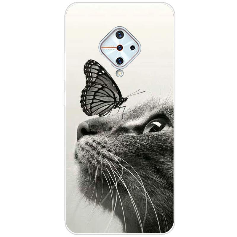 Чехол для Vivo V17 Чехол для Vivo 1920 TPU Чехол Силиконовый Мягкий TPU Мультяшный Чехол для телефона Vivo v17 Россия Vivo S1 Pro Funda V1945A