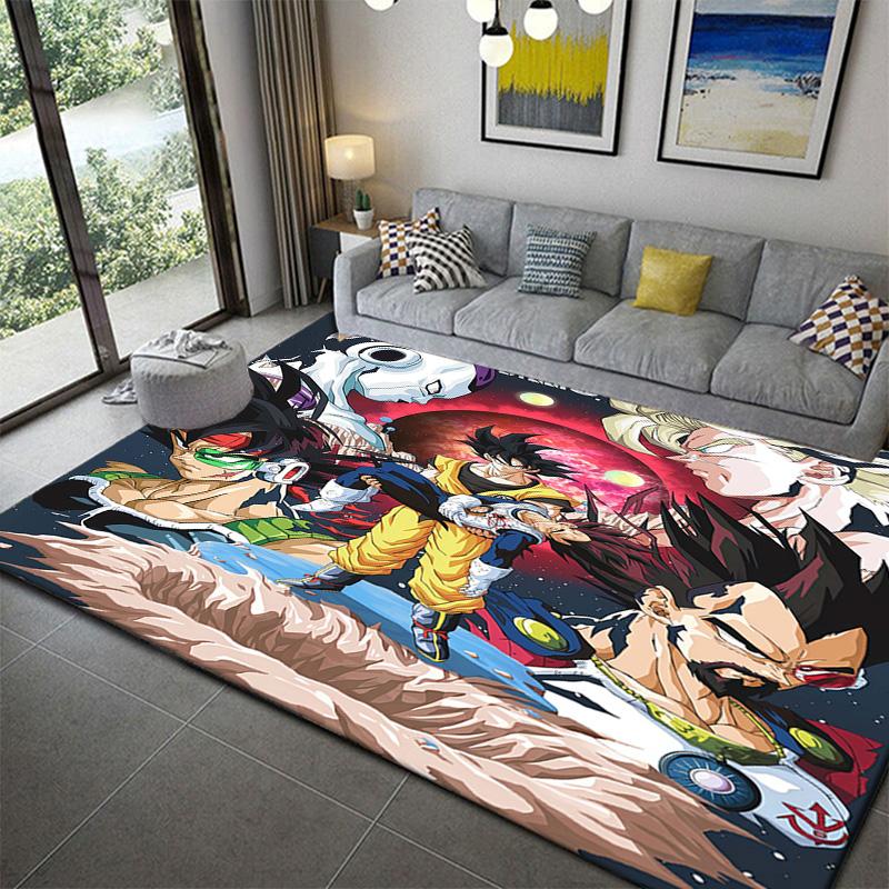 Modern Dragon Ball Pattern Living Room Ruganime soft washable cartoon floor carpet