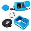 For GoPro HERO 13 Protective Case Blue Silica Gel Cover Lens Cover Full Protection Waterproof Fall Prevention Collision Prevention Pollution
