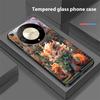 Чехол для телефона из закаленного стекла в китайском стиле Лев для Honor Magic 6 50 70 90 Lite X7b 200 Pro Nova 10 Nova 5T X6 P30 Pura 70 Ultra