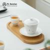 Nanshan Mr. Ceramic Kung Fu Gaiwan Tea Set
