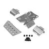 Remote Control Model Stainless Steel Skid Plate Chassis for H12Y Toy Collection Kits for Remote Control Car Upgrades