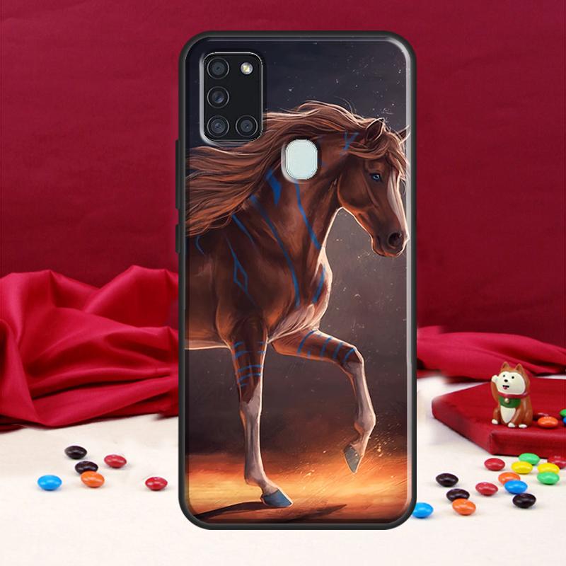 Чехол с изображением лошади и животного для Samsung Galaxy A34 A54 A14 A53 A13 A51 A71 A50 A12 A22 A32 A52 A72 Чехол для телефона