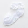 0 To 6 Yrs Cotton Eyelet Flower Socks Toddler Baby Child Girls Ruffle Lace Ankle Cotton Dress Socks Princess Summer