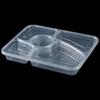 Прозрачные одноразовые ПП контейнеры для еды с 5 отделениями