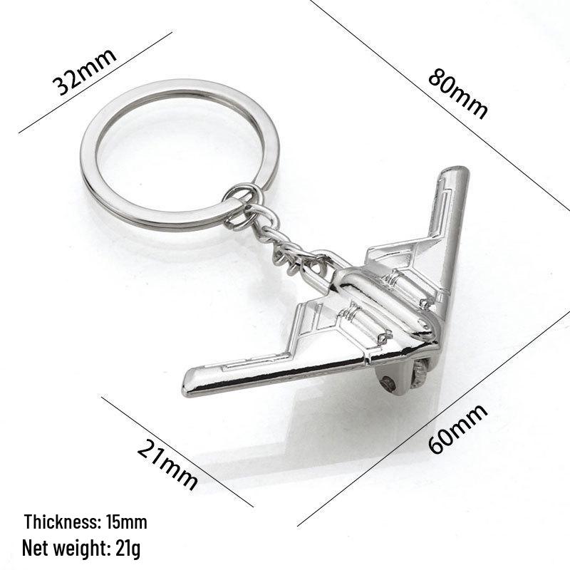 Брелок-модель самолета J-20: 3D Подвеска в виде самолета Сувенирный подарок