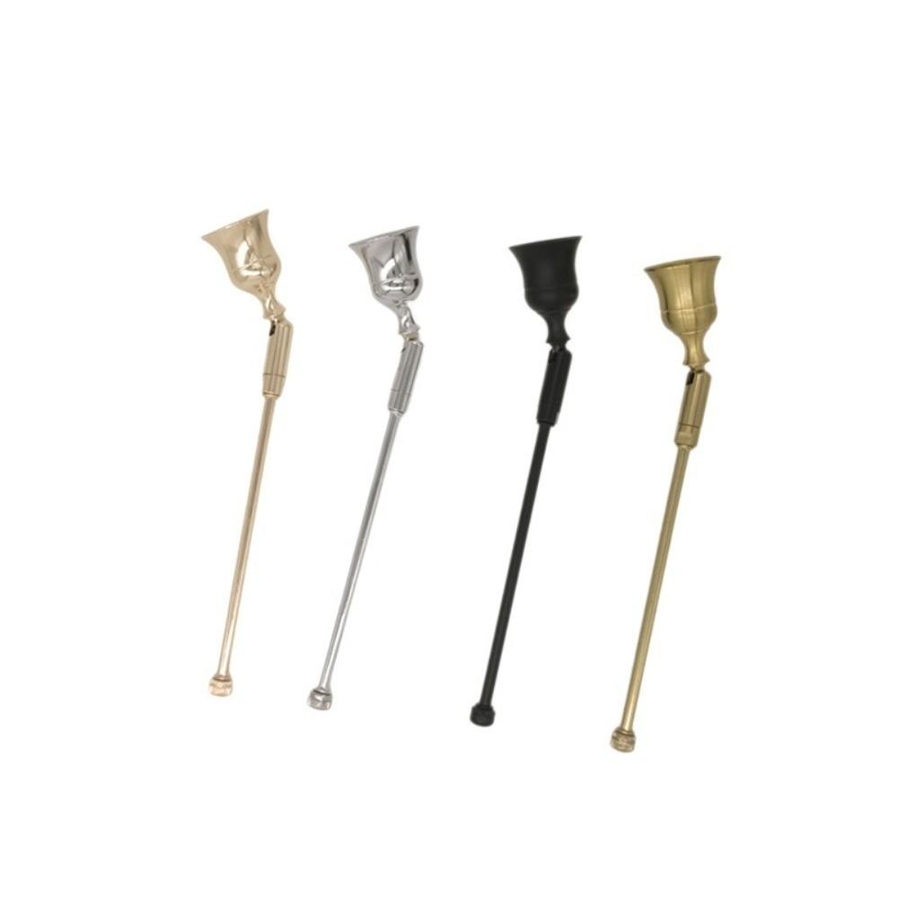 Swingable Candle Snuffer Bell Shaped Flame Cover Luxury Candle Extinguisher Home