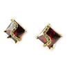 [M6942] - Red Gold Plated 'Sissi' Earrings