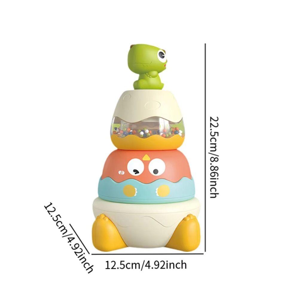 Наконечник Динозавр Радуга Складывающиеся Игрушки Игрушка Монтессори Складывание и Вкладывание Детские Игрушки Дети Малыш