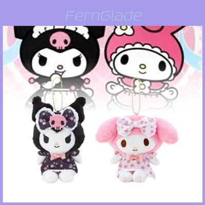 Очаровательное платье с цветочным принтом Куроми, плюшевая вешалка Sanrio, новый японский стиль, коллекционное