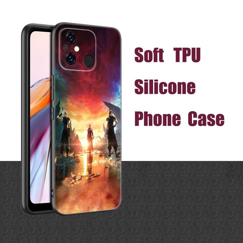 Game Final Fantasy Black Silicone Phone Case For Xiaomi Redmi 7A 8A 9A 10A 11A 9C 10C 12C 13C 11 Prime A1 A2 + 12 4G Note 9T 12R