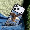 Чехол для телефона 'Золотой орел в полете' Совместим с для IPhone 17air 16e 15 14 13 12 11Pro Max 17 Air