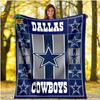Команда по американскому футболу Dallas Cowboys Мягкий плед из фланели для гостиной/спальни Теплый плед для детей, взрослых, пожилых