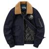 Men's Autumn and Winter Velvet Thickened American Retro Tooling Cotton-padded Jacket Pilot Casual Jacket Cotton-padded Jacket
