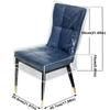 Durable Transparent Chair Cover Anti Scratch Waterproof Chair Dustproof Covers PVC Backrest Chair Covers for Home Dining Room