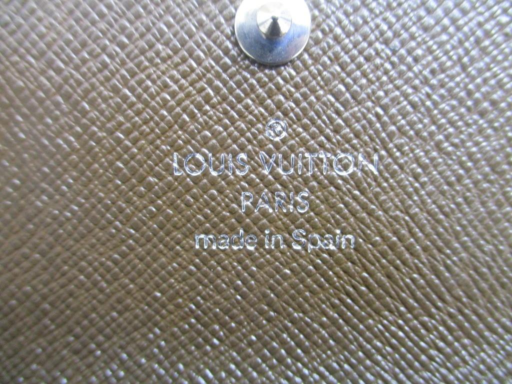 Authentic LOUIS VUITTON Dark Brown Taiga Leather Multicles 6 Key Cases #a650 Refurbished