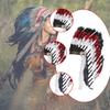 Indian Native Chief Headdress Artificial Feather Headpiece Crafts for Adults Decoration