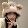 Fashion Cute Bear Ears Warm Windproof Cap Lamb Hair Cap Winter Hat Beanies