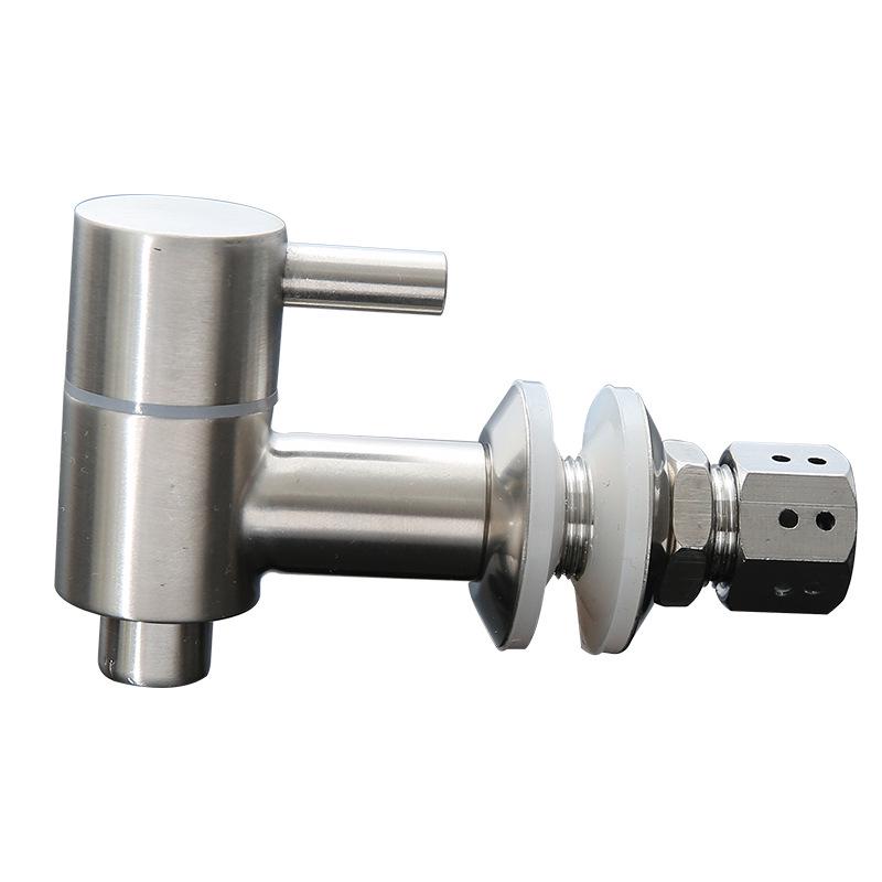 Кран для инфузионной банки из нержавеющей стали 304 с керамическим изливом и медным переключателем клапана