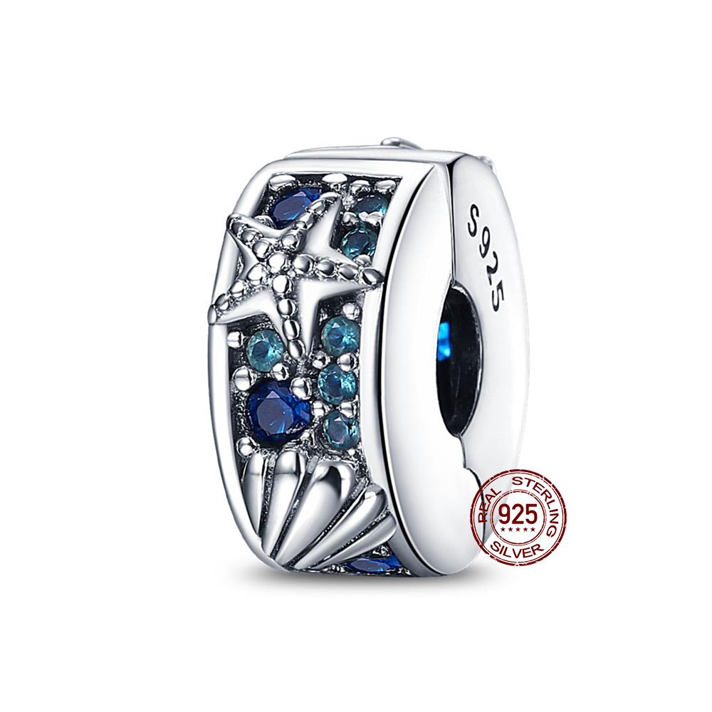 Charms Fit Diy Original Bracelet Real S925 Sterling Silver Beads Luminou Pendants Firefly Ocean Series Dangle Fine Jewelry
