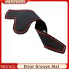 Silicone Car Door Groove Mats for Hyundai Kona Encino    Non-Slip Gate Slot Pad Water Cup Mat Cusion