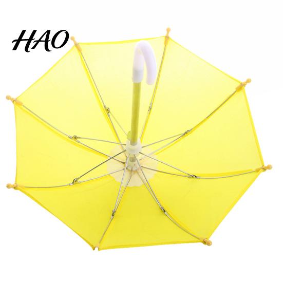 Umbrella Decorations Doll Cute Decorative Solid Color Dollhouse Household Supplies Open Close Decoration Daily Use American Mini