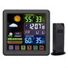 Wireless Weather Station Indoor Outdoor Thermometer Color Display Sensors Clock, Indoor Outdoor Temp Humidity Max Min