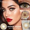 FUNSACHY 1 Pair Brown Color Series Contact Lenses for Eyes Fashion Natural Lenses High Quality Soft Lens Cosmetics Pupils Yearly