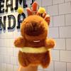 Милый мультяшный кулон капибара, рисунок капибары, крылья-попрыгунчики, пчела, вода, дельфин, брелок, плюшевая кукла-пчела, подвески для сумки