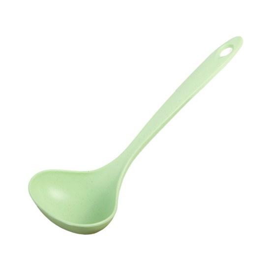 Прочная защита от ожогов Подавайте суп Удобная рукоятка 4 цвета Ложка для каши для кухни Половник KTY